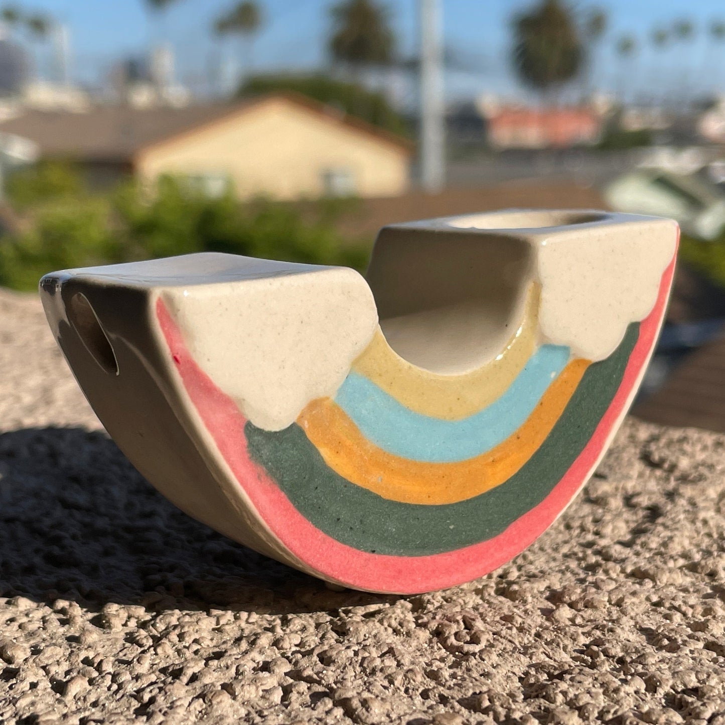 Rainbow Pipe - Cosmos Art Ceramics