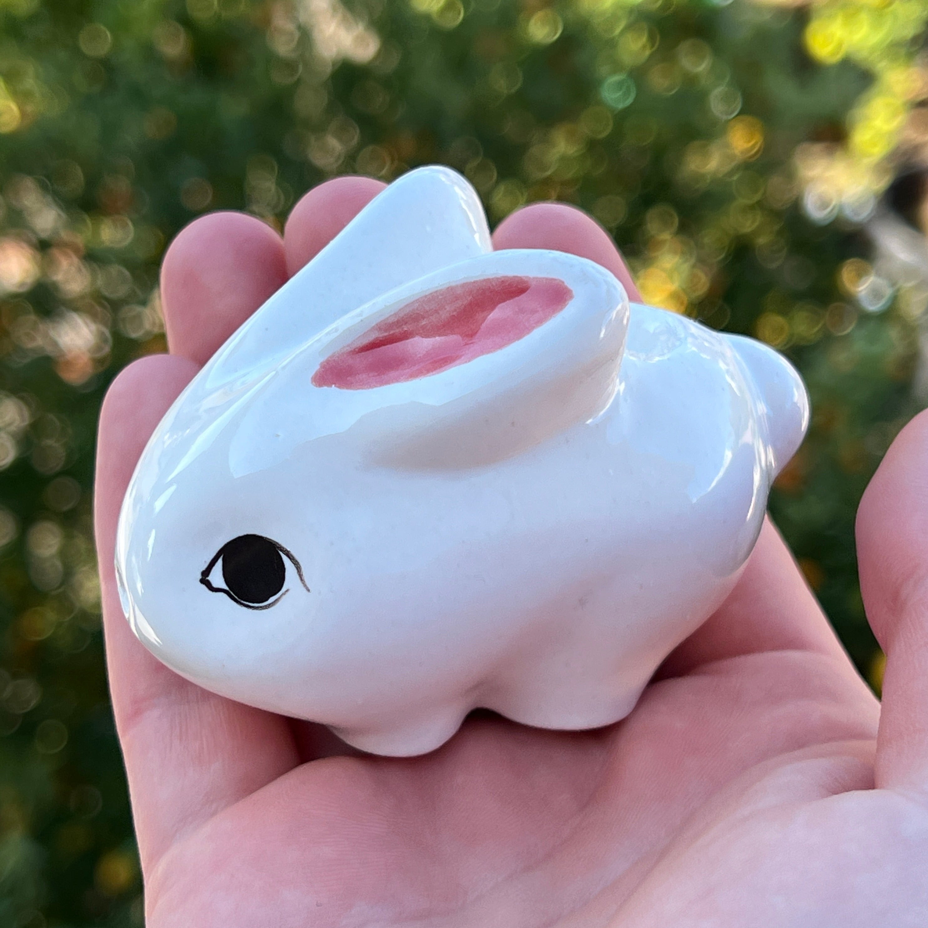 Bunny Pipe Ceramic Smoking Bowl Rabbit Handmade Pipes – Cosmos Art Ceramics