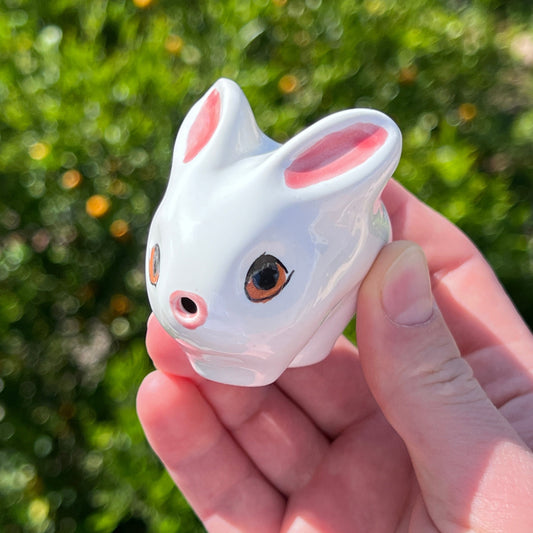Bunny "Red Eyes" - Cosmos Art Ceramics
