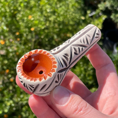 handmade ceramic pipes